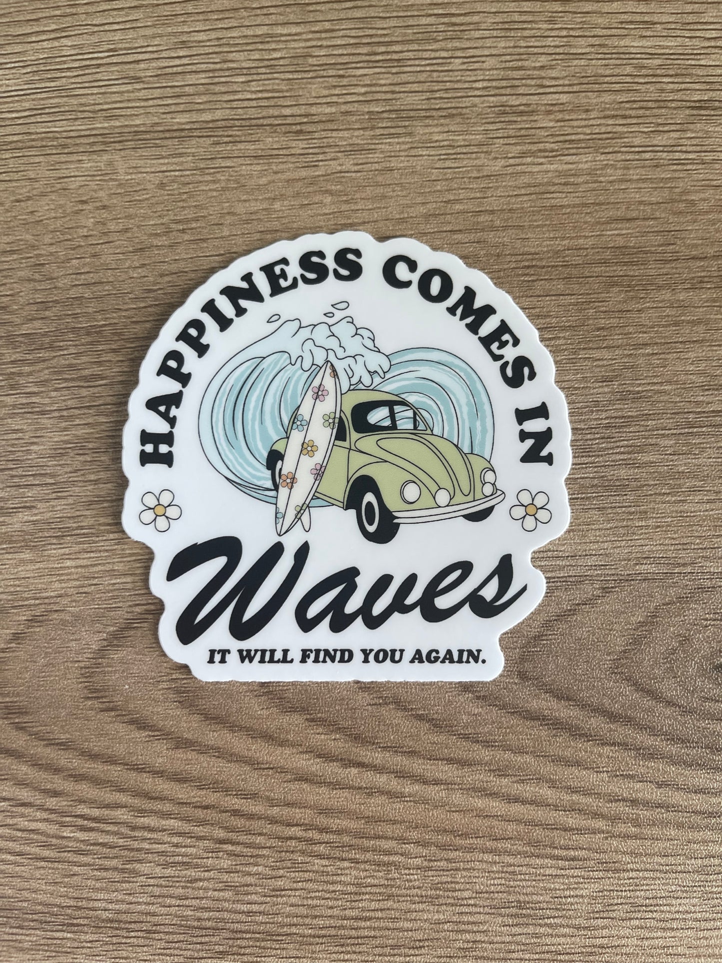 Happiness Comes in Waves