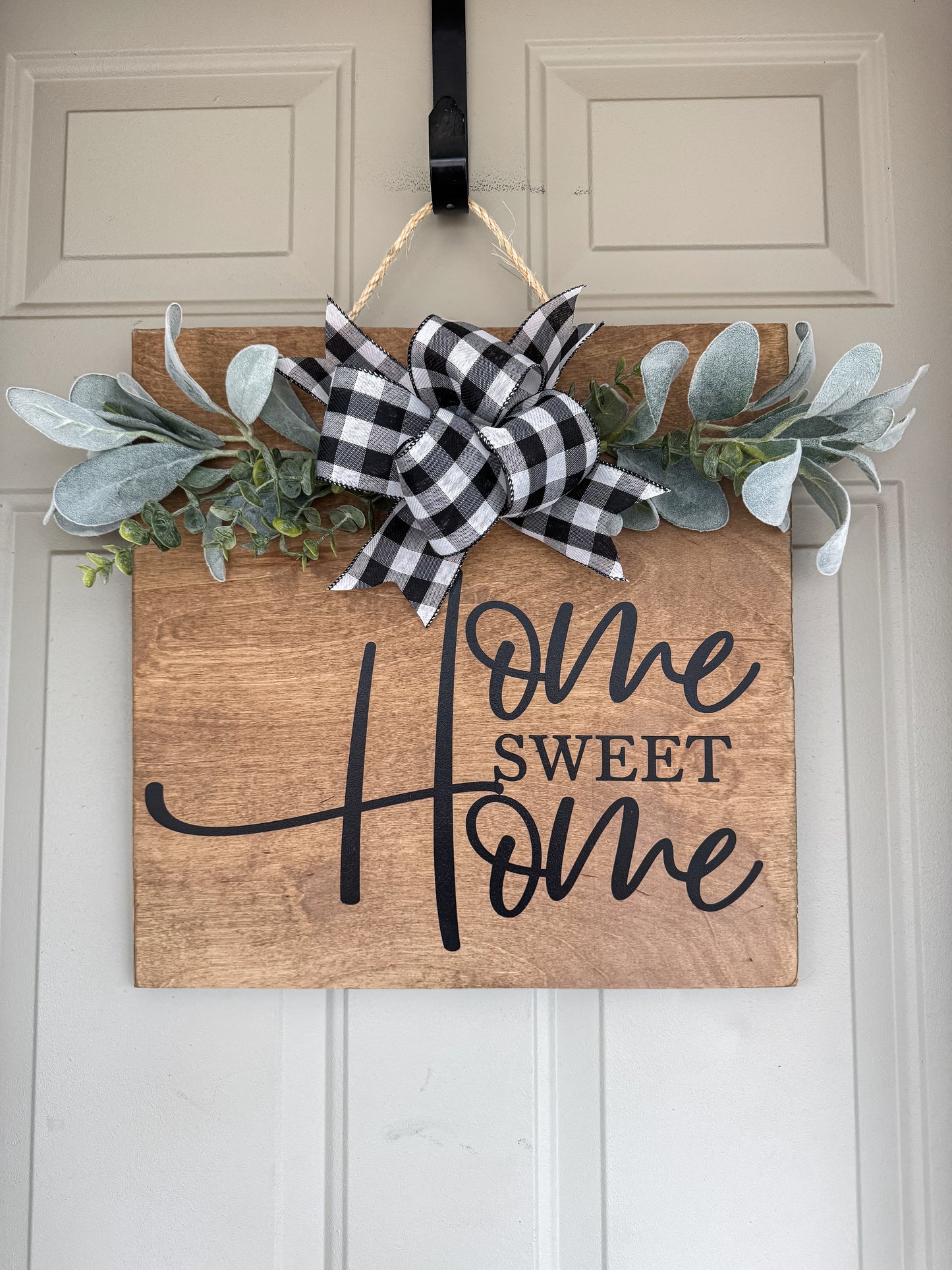 Home Sweet Home Square Door Hanger