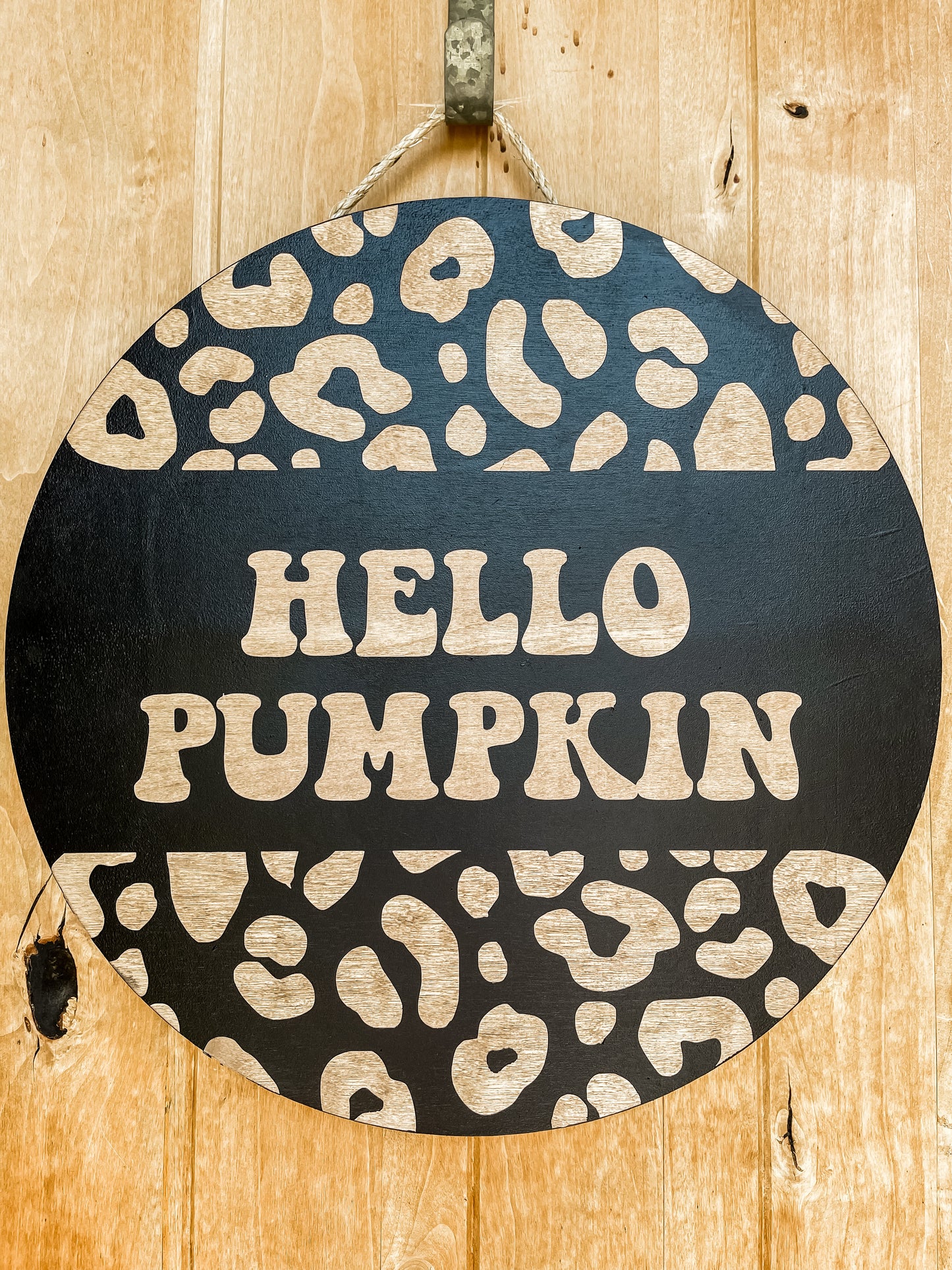 Hello Pumpkin Cheetah (dark color palette)