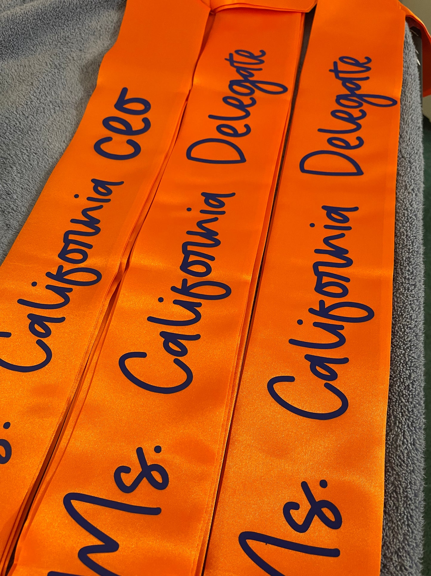 CHIA Sashes (6 @ $8 each)