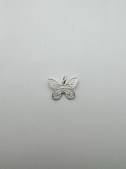 Bright Silver Butterfly