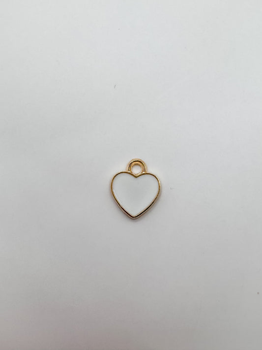 White/Gold Heart