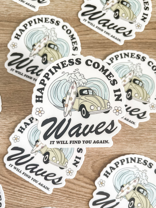 Happiness Comes in Waves