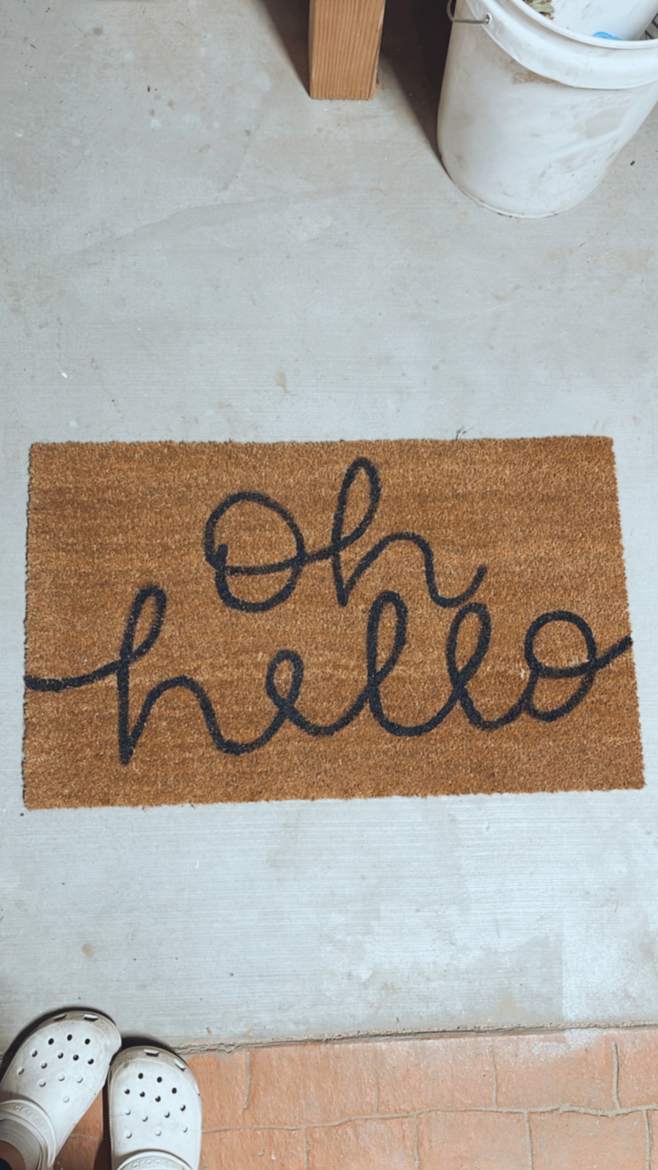 oh hello doormat