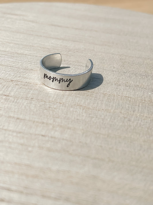 mommy script ring