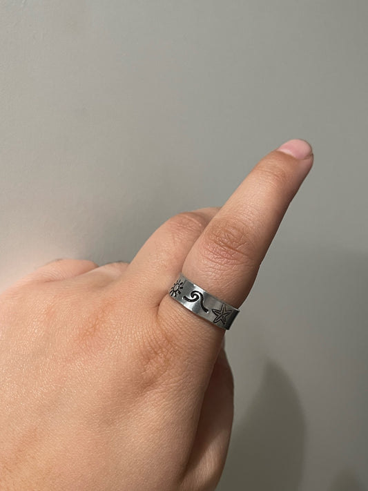 Beach Vibes - Aluminum Ring