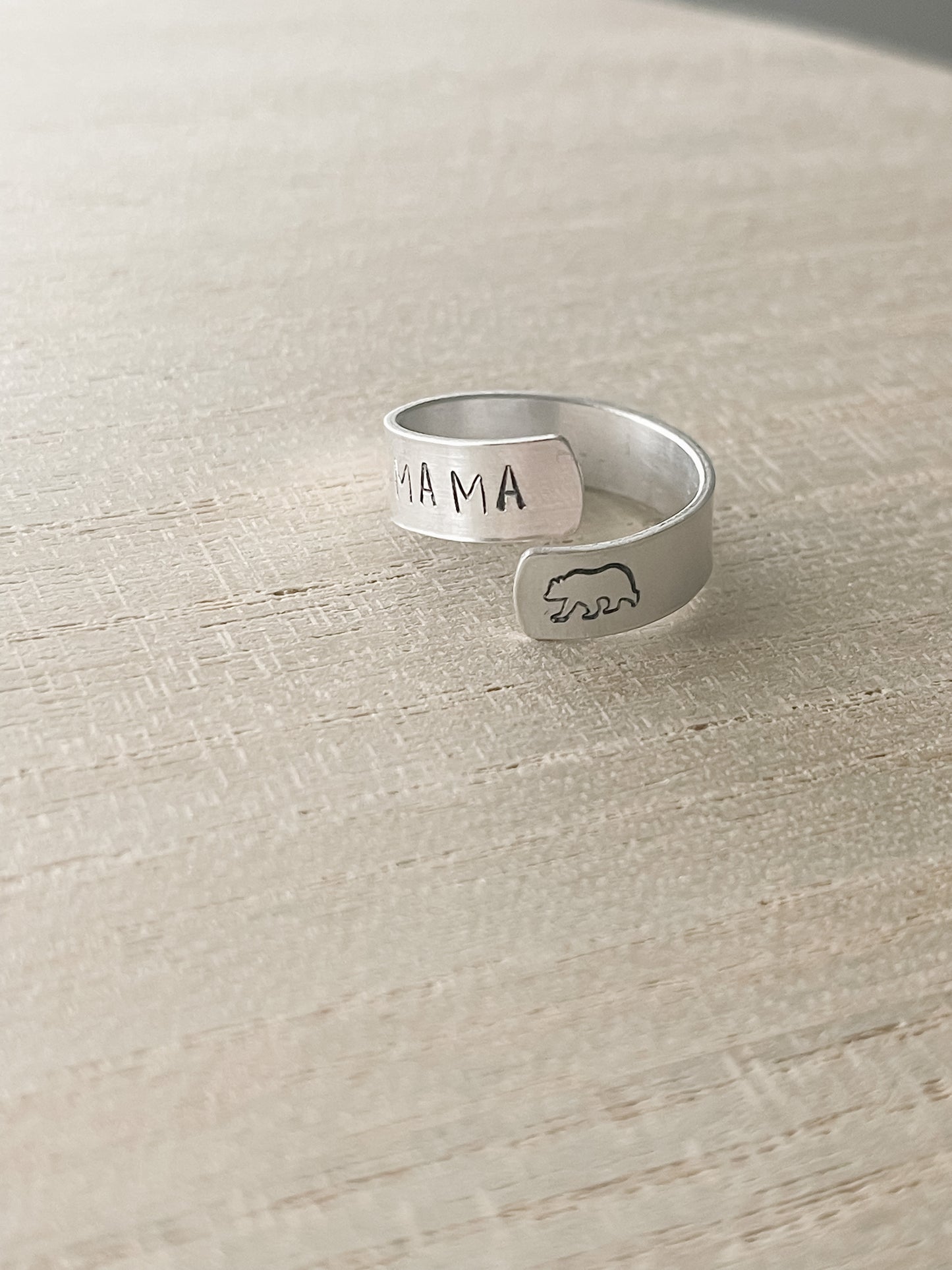 Mama bear Wrap ring