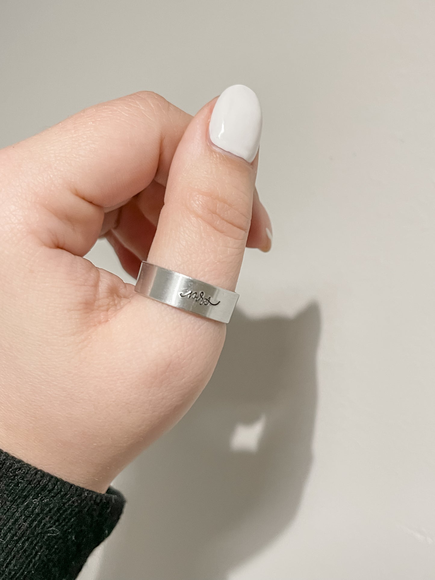 Mrs. Script Ring