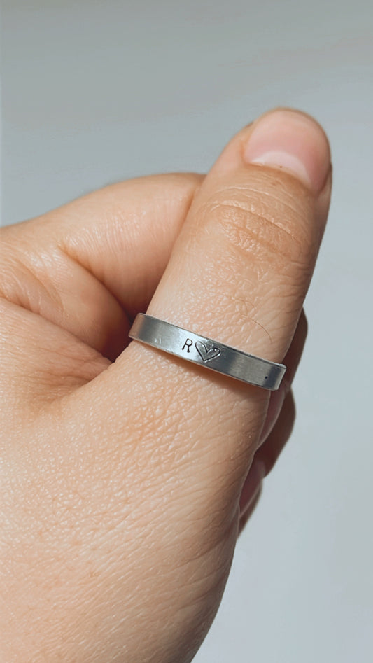 Initial Thin Ring - Custom