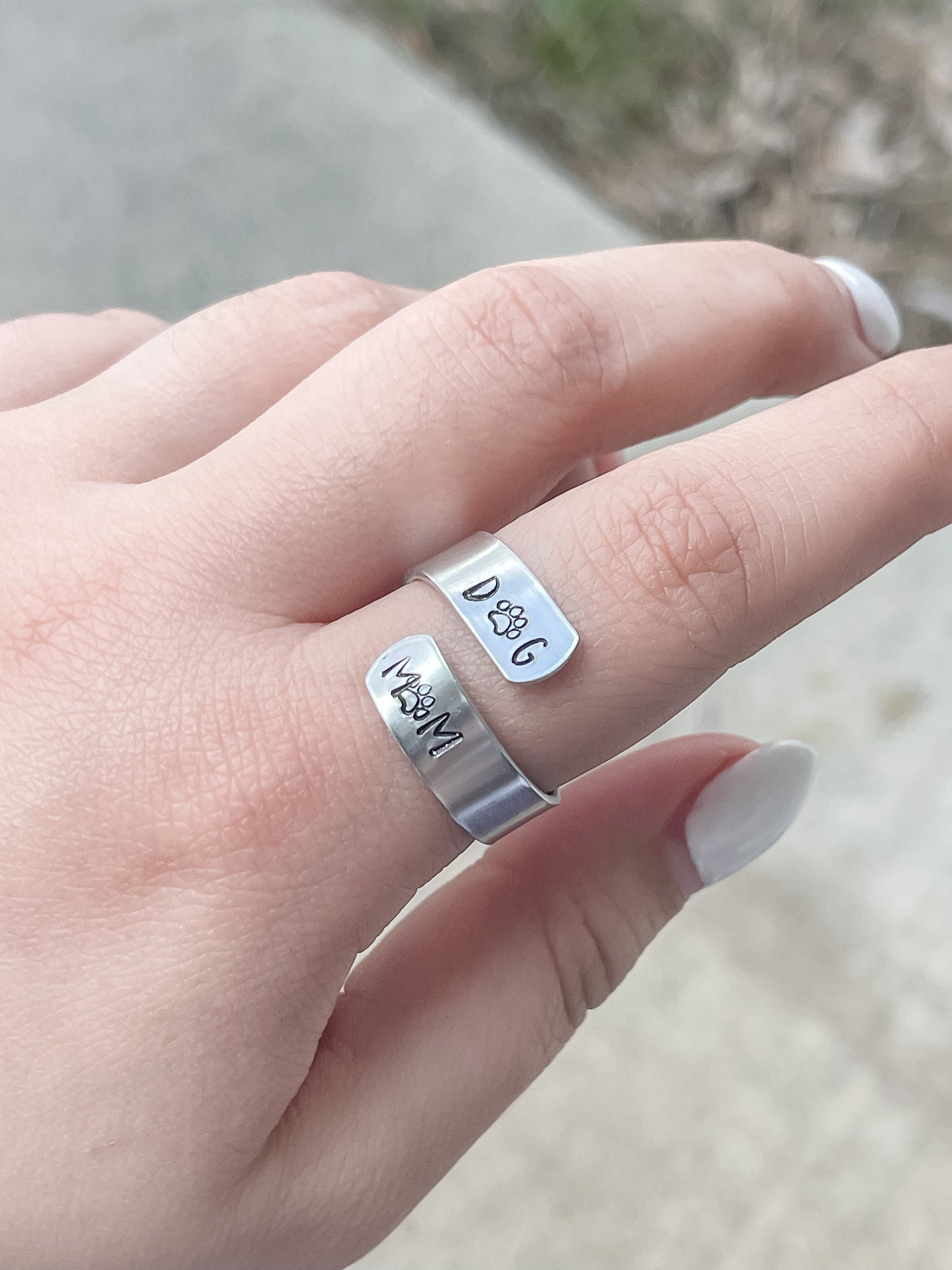 Dog mom - Aluminum Ring