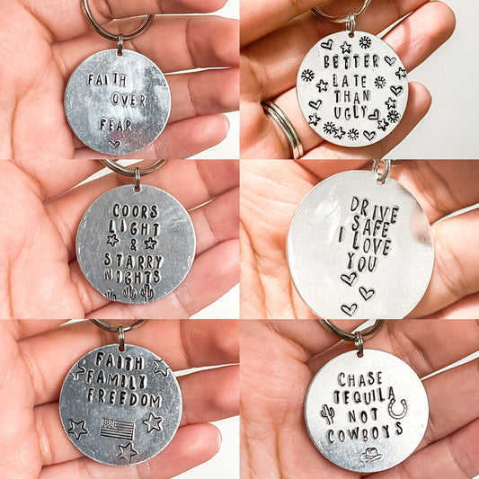 Round Keychain